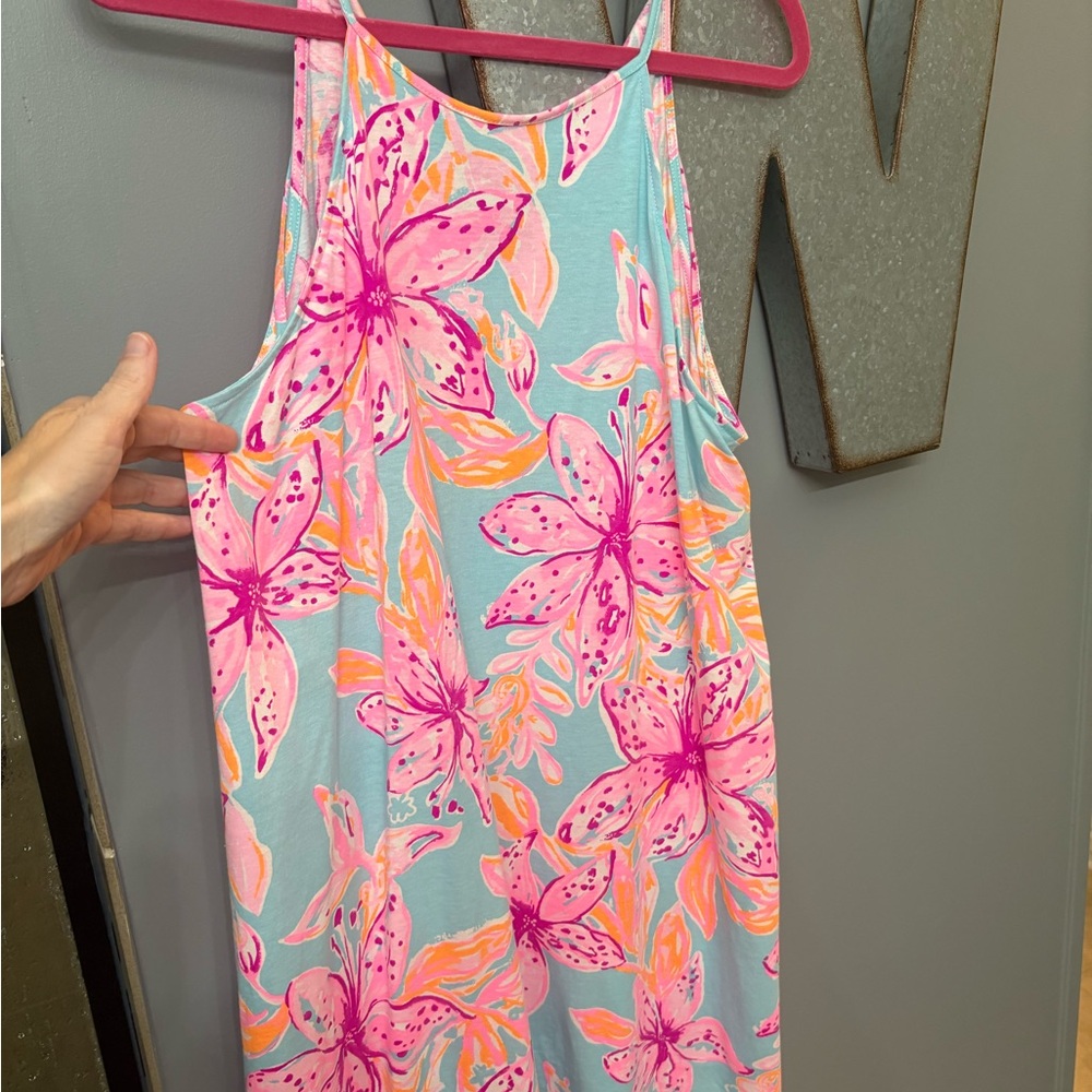 Lilly Pulitzer Pink and Orange Floral Dress